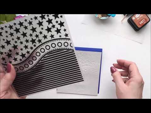 Видео: Уроки для начинающих делать открытки № 10 работа с папками  холодный эмбоссинг мужская открытка