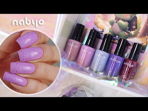 Видео: ВЕСЕННИЕ НОВИНКИ Лаков для Ногтей ✪ NABYO