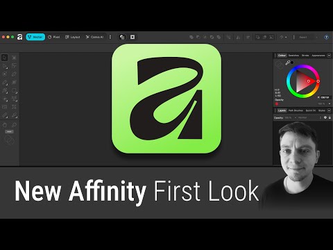 Видео: Affinity от Canva — первый взгляд и краткий обзор