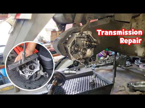 Видео: Ремонт трансмиссии мотоцикла Honda SCR110a