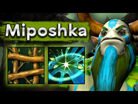 Видео: Мипошка на Фурионе на нестандартной линии - Miposhka Nature's Prophet 7.35 DOTA 2