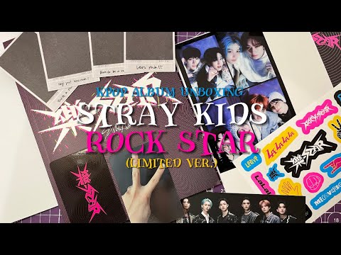 Видео: *:📘распаковка альбома stray kids rock star|unboxing kpop album🩷⋆·˚ ༘
