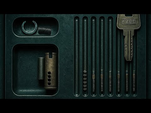 Видео: Вскрытие и разбор цилиндра Azbe. Azbe picked. #locksport #lockpicking #azbe