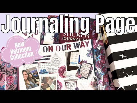 Видео: Страница для хранения воспоминаний "Live Love Posh Heirloom Collection" формата А5