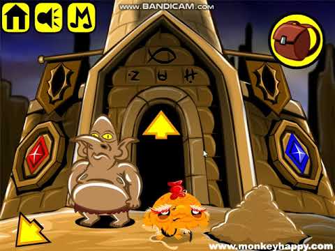 Видео: Счастливая обезьянка, уровень 344 (Monkey Go Happy Stage 344)