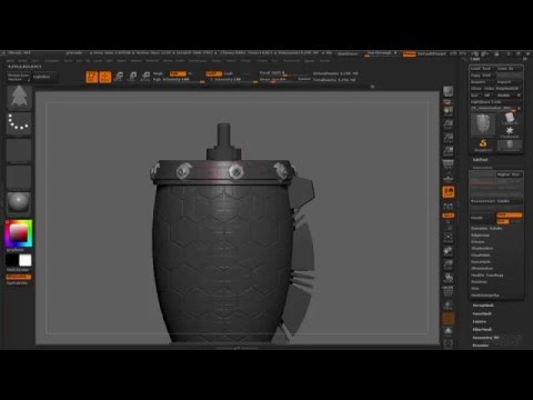 Видео: Уроки по ZBrush 4R7. Занятие 22. Генератор шума