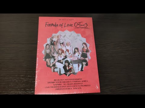 Видео: Распаковка альбома TWICE / Unboxing album TWICE Formula of Love: O+T (Break it ver.)