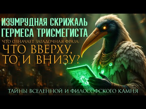 Видео: Изумрудная скрижаль Гермеса Трисмегиста — Тайны Вселенной и философского камня