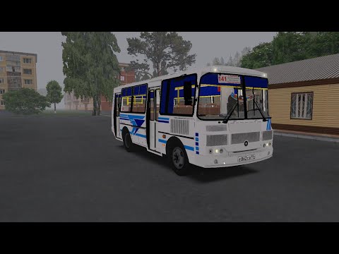 Видео: OMSI 2. ПАЗ 32054 Рестайлинг, Карта Новосибирск - маршрут 141.