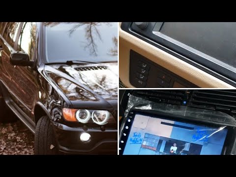 Видео: Установка и подключение магнитолы Android #BMW#X5#E53! пожалуйста поставьте лайк 👍🤝