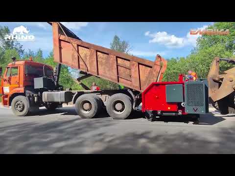 Видео: Отсыпщик обочин "RHINO RW-3"