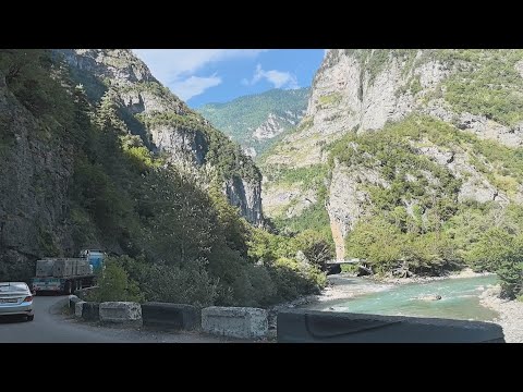 Видео: Абхазия, дорога на оз. Рица, 16.08.2025