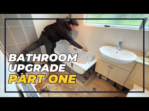 Видео: Превращаю старую ванную комнату моей бабушки во что-то, что она действительно сможет использовать!