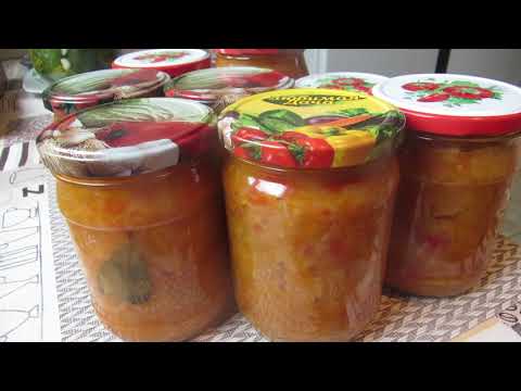 Видео: Солянка из квашеной капусты на зиму. Универсальная заготовка 3 в 1.