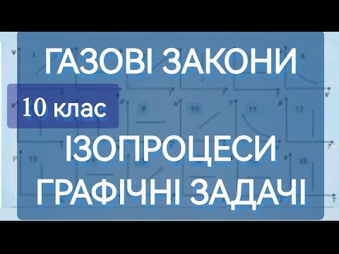 Видео: 10/6 ✨ЗАДАЧІ : ІЗОПРОЦЕСИ. ГРАФІЧНІ | Фізика : Задачі Легко