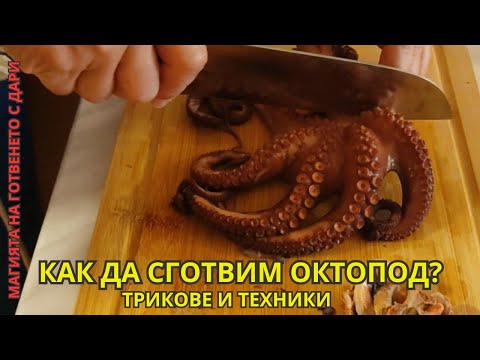 Видео: Октопод с каперси и чери домати, Oktopus mit getrockneten Tomaten und Kapern