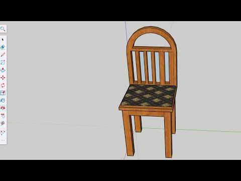 Видео: Вправа "Стілець". Онлайнова версія Sketchup