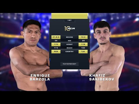 Видео: Энрике Барзола vs. Хафиз Сакибеков | Enrique Barzola vs. Khafiz Sakibekov | ACA 187
