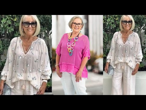 Видео: МОДА ДЛЯ ЖЕНЩИН  В ЭЛЕГАНТНОМ ВОЗРАСТЕ💕ЭЛЕГАНТНЫЙ ВОЗРАСТ💕МОДА ЖЕНЩИНАМ ЗА 60 ЛЕТ💕ELEGANT AGE