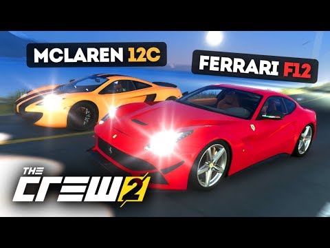 Видео: FERRARI F12 ПРОТИВ MCLAREN 12C! КТО САМЫЙ БЫСТРЫЙ? - THE CREW 2