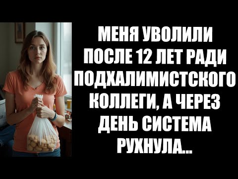 Видео: МЕНЯ УВОЛИЛИ ПОСЛЕ 12 ЛЕТ РАДИ ПОДХАЛИМИСТСКОГО КОЛЛЕГИ, А ЧЕРЕЗ ДЕНЬ СИСТЕМА РУХНУЛА