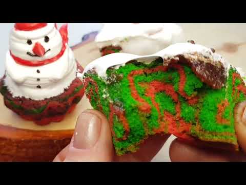 Видео: Капкейки НОВОГОДНИЕ