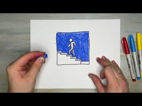 Видео: Как нарисовать Дорожный Знак Надземный Пешеходный Переход