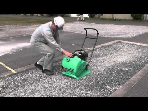 Видео: Пример работы виброплиты Mikasa