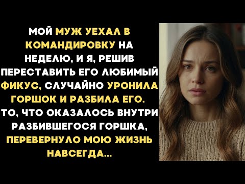 Видео: Разбив горшок с фикусом мужа я увидела внутри разбившегося горшка то, что перевернуло мою жизнь...