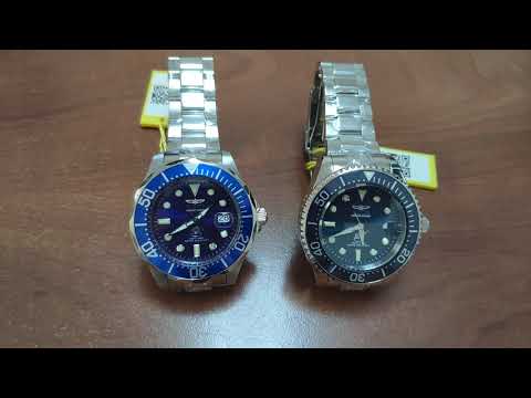Видео: Обзор INVICTA GRAND DIVER 18160, 3045. Увеличенный Rolex Submariner!