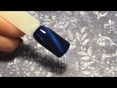 Видео: Магнитные гель-лаки, новый эффект, все приемы с магнитом, tnl, sh !