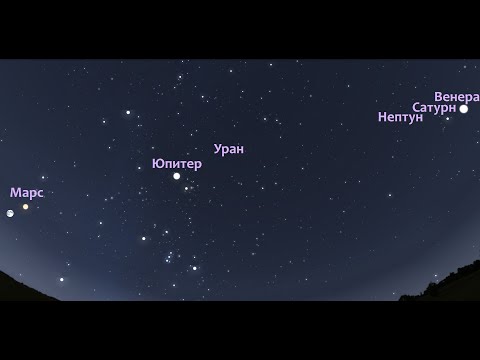 Видео: Парад планет в январе 2025