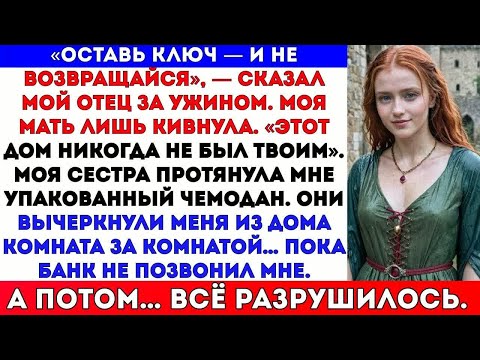 Видео: Мои родители сказали： «Оставь ключ от дома — бери чемодан и уходи». А потом мне позвонил банк и сказ