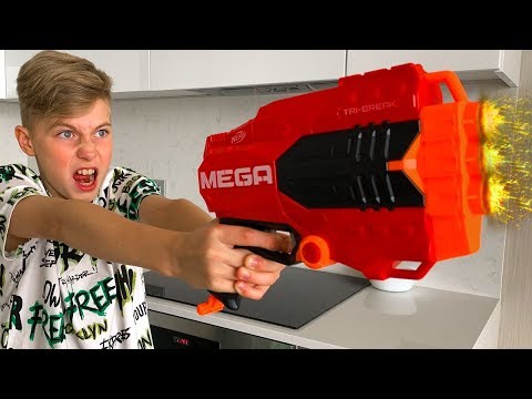 Видео: Один в стае ВОЛКОВ. One in a pack of WOLVES.NERF reboot.