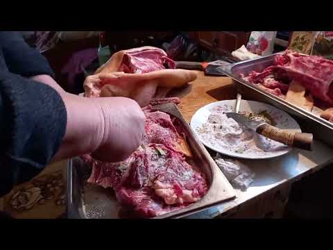 Видео: Соление гуся в банки,жизнь на даче