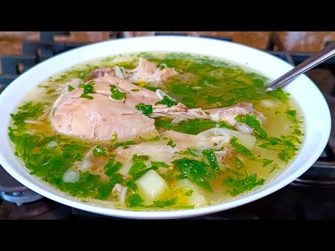 Видео: КУРИНЫЙ СУП - Без жарки! Обалденно Вкусный, Легкий и Ароматный! ВСЕГДА ХОЧЕТСЯ ДОБАВКИ!