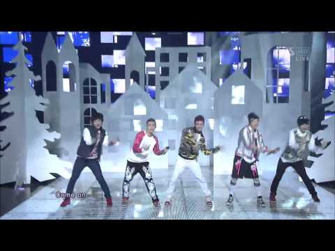 Видео: BIGSTAR [я чувствую] @SBS Inkigayo популярный 20121202
