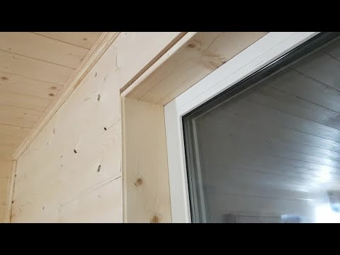 Видео: Простые деревянные откосы на окна.