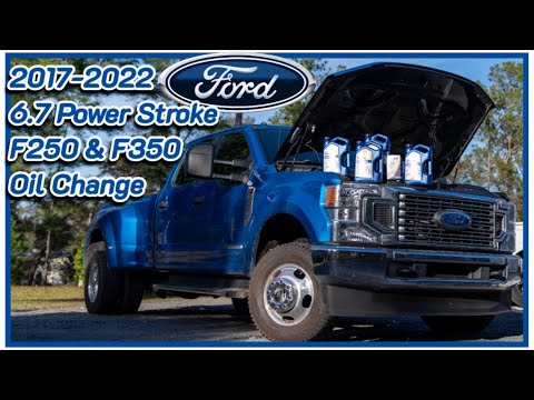 Видео: 2017–2022 F250 и F350 6.7 Замена масла