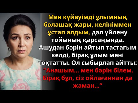 Видео: күйеуім ұлымның қалыңдығымен ұсталды, бірақ ұлым бәрін білген екен | Ешкім естімеген әңгіме