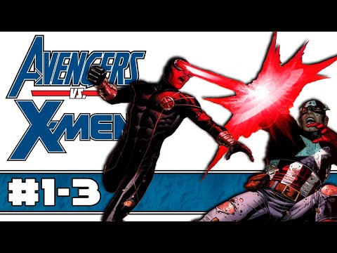 Видео: Avengers vs. X-Men #1-3: Как гражданка, но лучше!