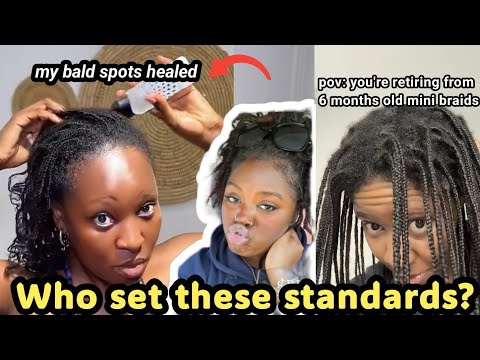 Видео: Чернокожие женщины... наша чрезмерная зависимость от защитных стилей просто смехотворна.