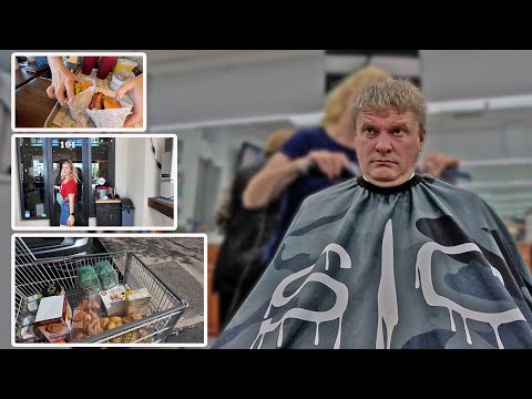 Видео: Жизнь в Америке: Стрижка, футбол и много еды! Семейный влог из США