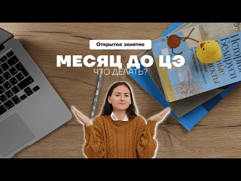 Видео: Месяц до ЦЭ: что делать? | ОТКРЫТЫЙ ВЕБИНАР