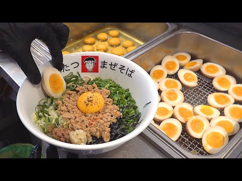 Видео: очень вкусно! яичная свиная лапша без супа - корейская уличная еда