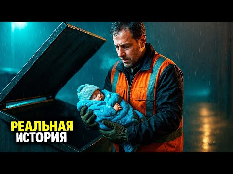Видео: Мусорщик нашёл ребёнка в контейнере а потом... Трогательная история