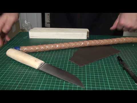 Видео: Нож из рубанка HSS-18% TIGRA. Экспресс тест.