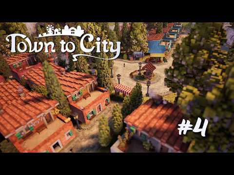 Видео: НОВЫЕ СЛОИ ОБЩЕСТВА В ИГРЕ! РАЗВИВАЕМСЯ в милой и пиксельной Town To City #4