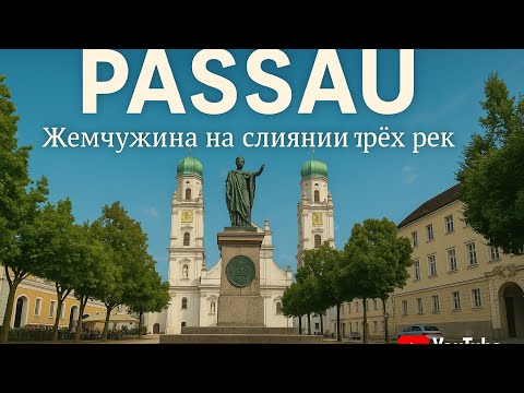 Видео: PASSAU   Пассау «город трёх рек», Дунай, Инн и Ильц 4K