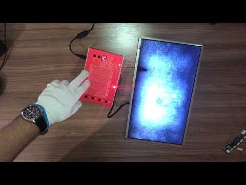 Видео: LVDS LCD Tester T-100 Проверка ЖК панелей